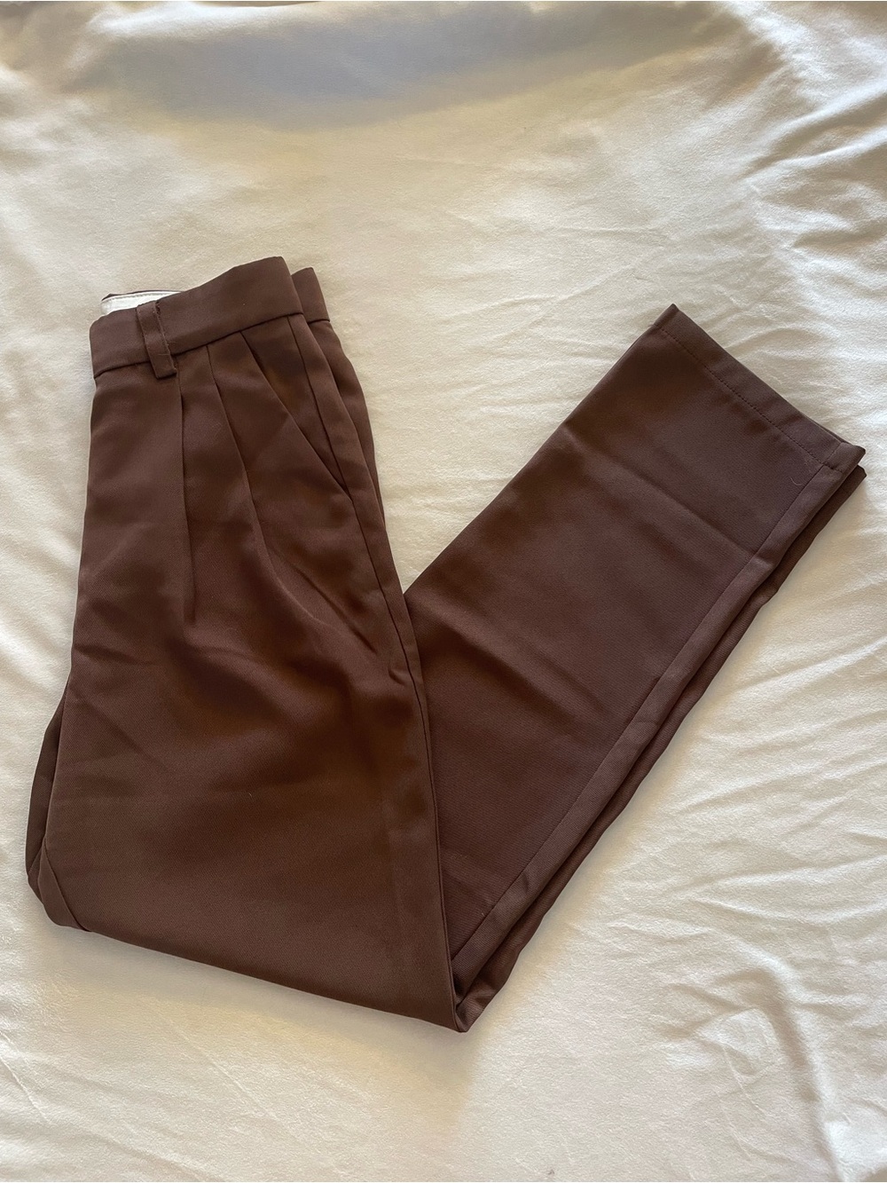 Lulu's Chocolate Brown Tailored Women's Trousers